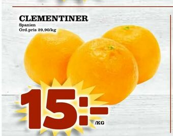 Din Mat Clementiner erbjuda