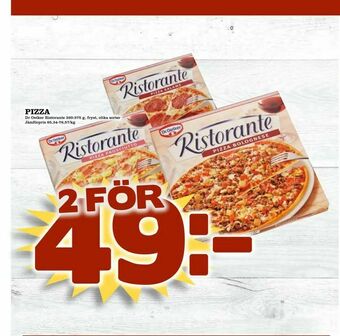 Din Mat Pizza erbjuda