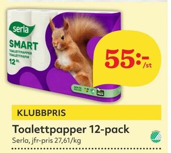 Hemköp Toalettpapper 12-pack erbjuda