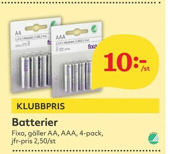 Hemköp Batterier erbjuda