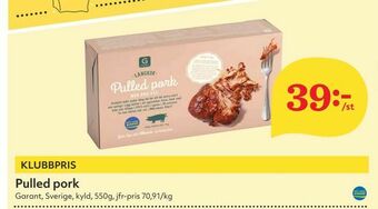 Hemköp Pulled pork erbjuda