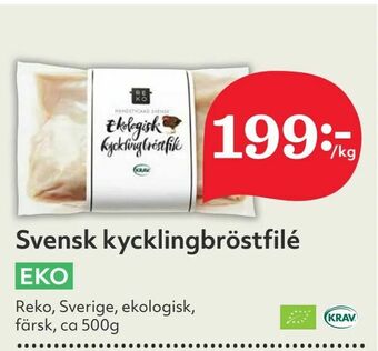 Hemköp Svensk kycklingbröstfilé erbjuda