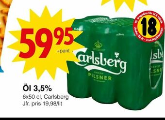 Matöppet Öl 3,5% erbjuda