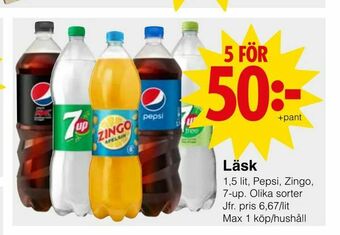 Matöppet Läsk erbjuda