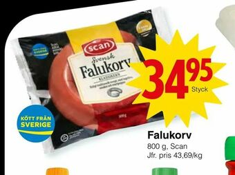 Matöppet Falukorv erbjuda