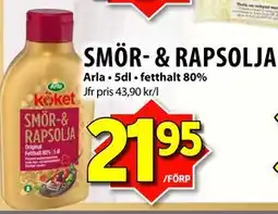 Matvärlden Tensta SMÖR- & RAPSOLJA erbjuda