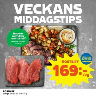 Coop Rostbiff erbjuda