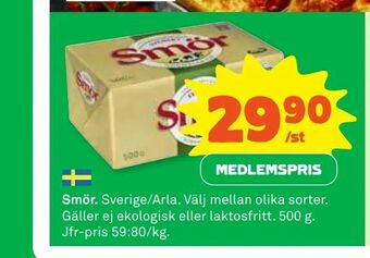 Coop Smör erbjuda