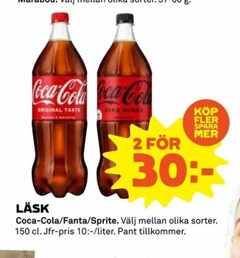 Coop Läsk erbjuda