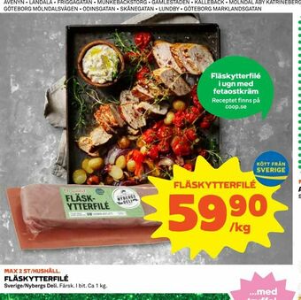 Coop Fläskytterfilé erbjuda