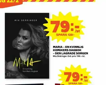 Coop Forum Maria - en kvinnlig komikers dagbok - den lagrade sorgen erbjuda