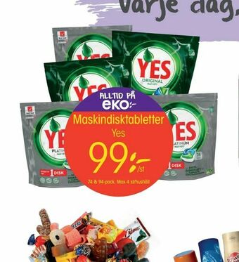 EKO Maskindisktabletter erbjuda