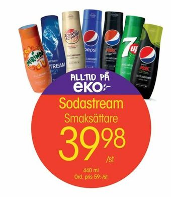 EKO Sodastream Smaksättare erbjuda