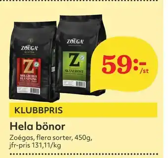 Hemköp Hela bönor erbjuda