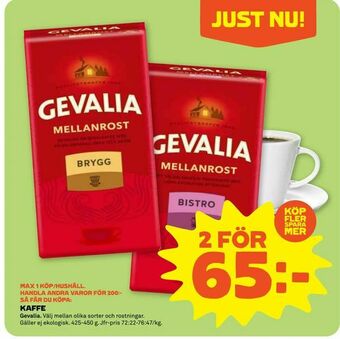Stora Coop Kaffe erbjuda