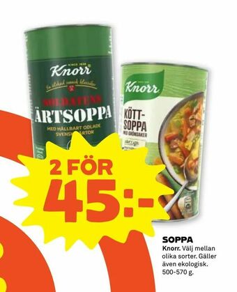 Stora Coop Soppa erbjuda
