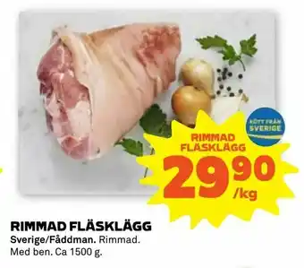 Stora Coop Rimmad fläsklägg erbjuda