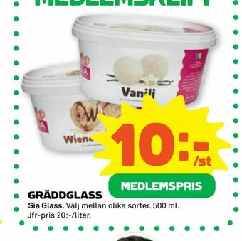 Stora Coop Gräddglass erbjuda