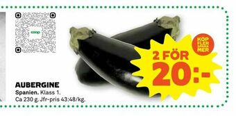 Stora Coop Aubergine erbjuda