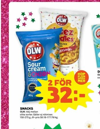 Stora Coop Snacks erbjuda