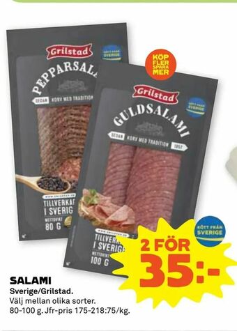 Stora Coop Salami erbjuda