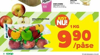 Coop Röda äpplen erbjuda