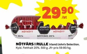 Coop Nötfärs i rulle erbjuda