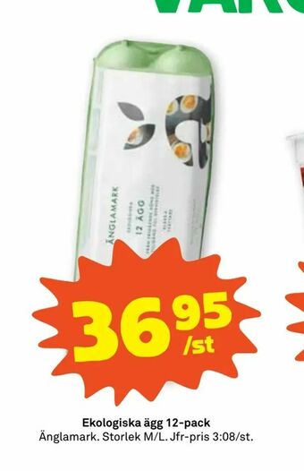 Stora Coop Ekologiska ägg 12-pack erbjuda