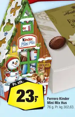Calle Ferrero Kinder Mini Mix Hus erbjuda