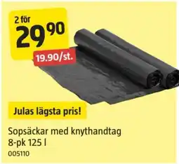 Jula Sopsäckar med knythandtag erbjuda