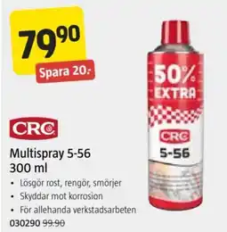 Jula CRC Multispray 5-56 erbjuda