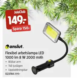 Jula anslut flexibel arbetslampa led erbjuda