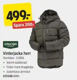 Jula Kayoba vinterjacka herr erbjuda