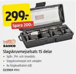 Jula Bahco slagskruvmejselsats 15 delar erbjuda