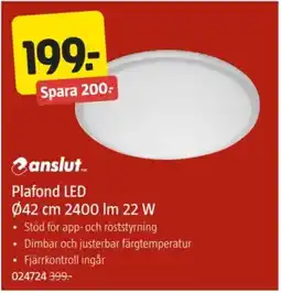 Jula anslut plafond led erbjuda