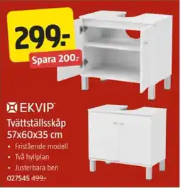Jula Ekvip tvättställsskåp erbjuda