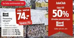Jula Hard Head presenning erbjuda