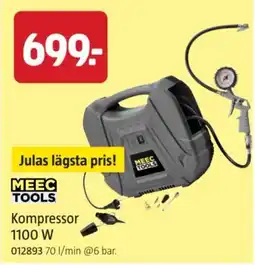 Jula MeeC Tools kompressor erbjuda