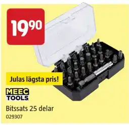 Jula MeeC Tools Bitssats 25 delar erbjuda