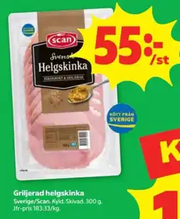 Stora Coop Scan Griljerad helgskinka erbjuda