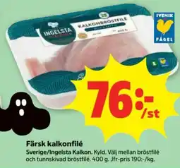 Stora Coop Ingelsta Färsk kalkonfilé erbjuda