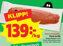 Stora Coop Färsk laxfilé erbjuda