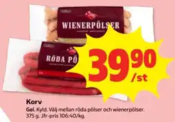 Stora Coop Röda Pö Wienerpölser erbjuda