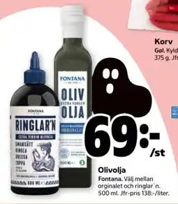 Stora Coop Fontana olivolja erbjuda