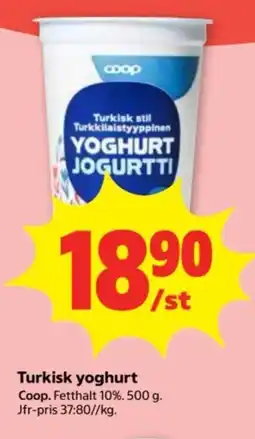 Stora Coop Coop yoghurt erbjuda