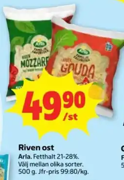 Stora Coop Arla Riven ost erbjuda