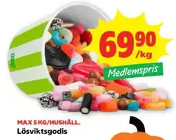 Stora Coop Lösviktsgodis erbjuda