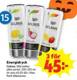 Stora Coop Celsius energidryck erbjuda