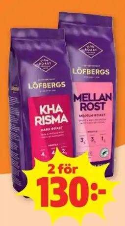Stora Coop Löfbergs kha risma mellan rost erbjuda