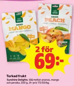 Stora Coop Sunshine Delights torkad frukt erbjuda